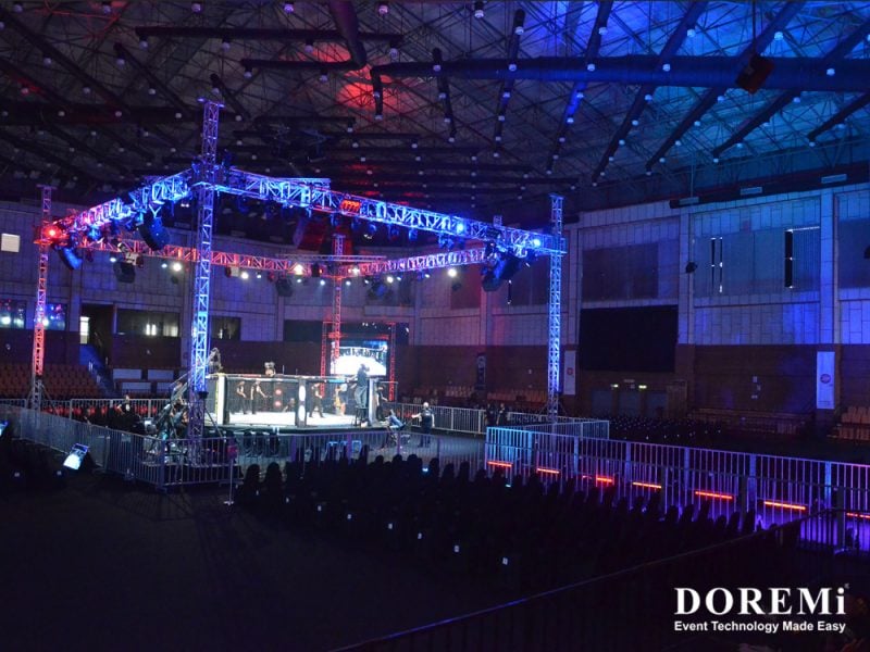 02 mma truss led Music Video Stage structure led Creative Stage Console professional Sound Light Event DOREMi