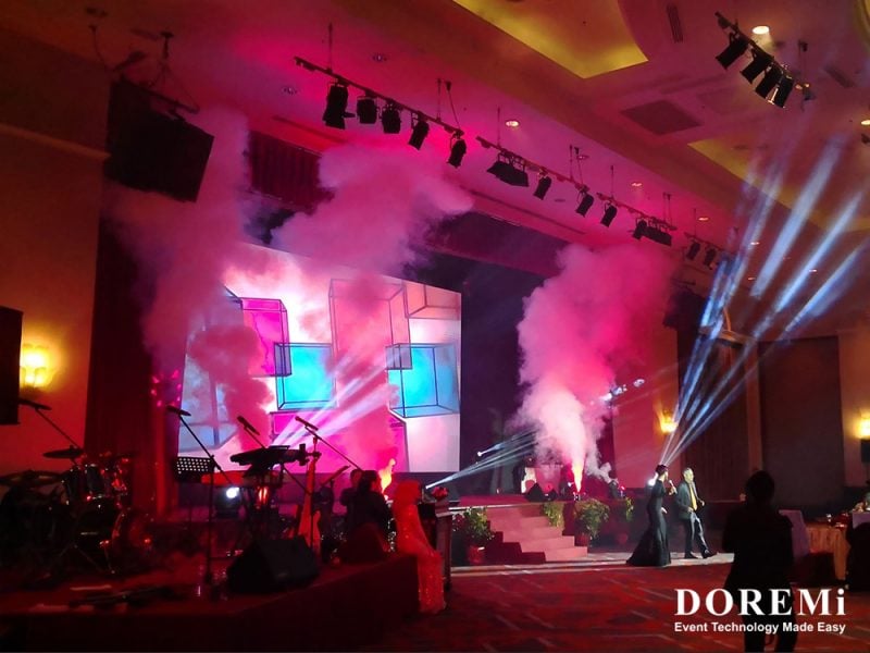 03 Gala dinner Launching led Music Video Stage structure led Creative Stage Console professional Sound Light Event DOREMi.jpg