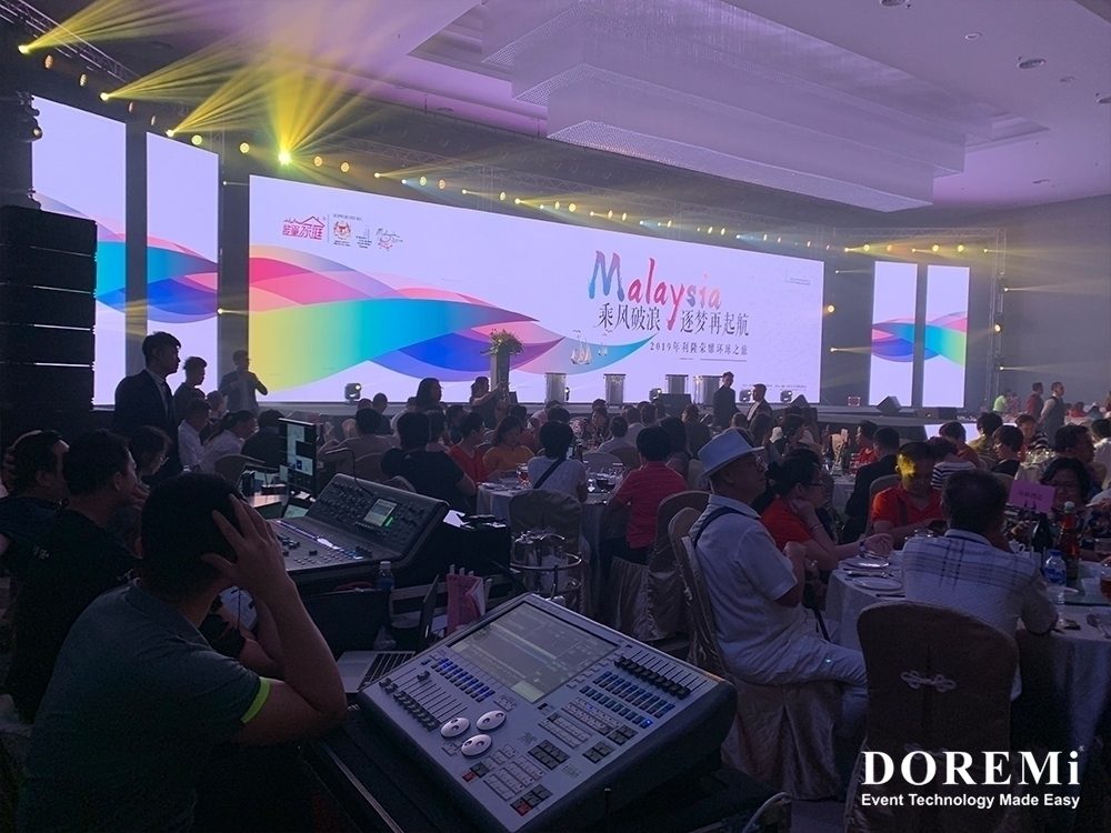 Conference Dinner BACC Doremi Event 2019 Backdrop Truss Stage Arch Sound Lighting Ledscreen 3
