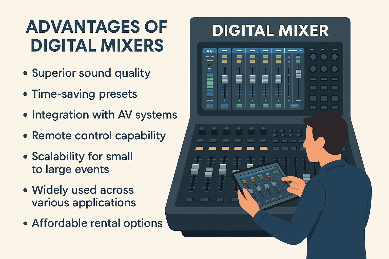 how digital mixers enhance live performance 1