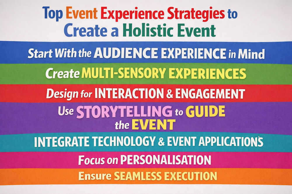Event Experience: Strategies To Make Your Event More Holistic 1 Holistic Event Experience Strategies