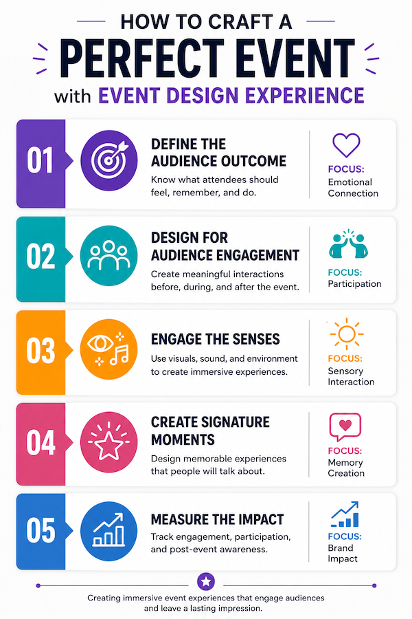 How to craft a perfect event with event experience design? 1 Craft the Perfect Event