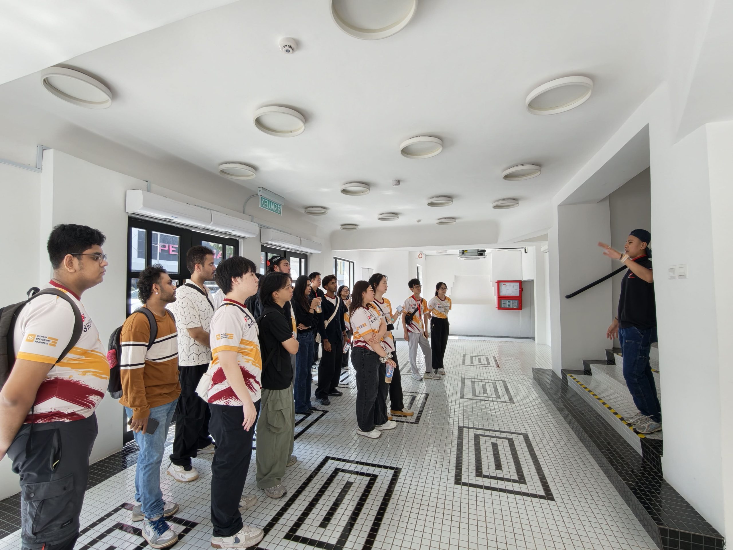 MSU Event Management and Music Technology students explore sound systems, lighting and staging during a DOREMi industrial visit at ODEON KL.